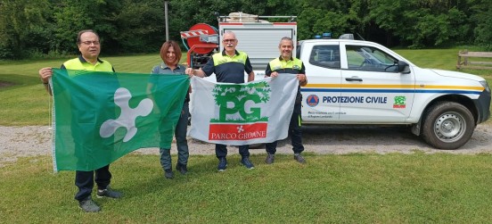 Partiti per la Sardegna i primi tre volontari del Parco delle Groane e della Brughiera Briantea