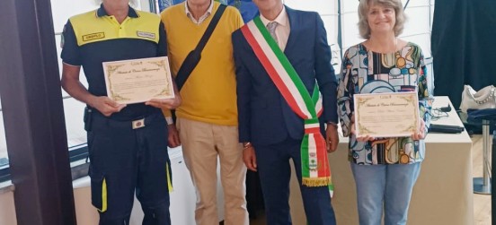 Due volontari del Parco cittadini benemeriti a Cesate